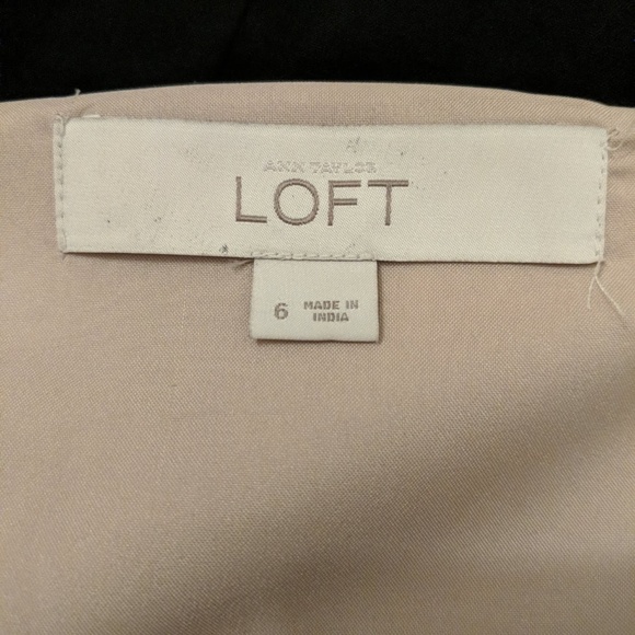 Ann Taylor LOFT Black Lace Eyelet Strapless Dress - Picture 4 of 7